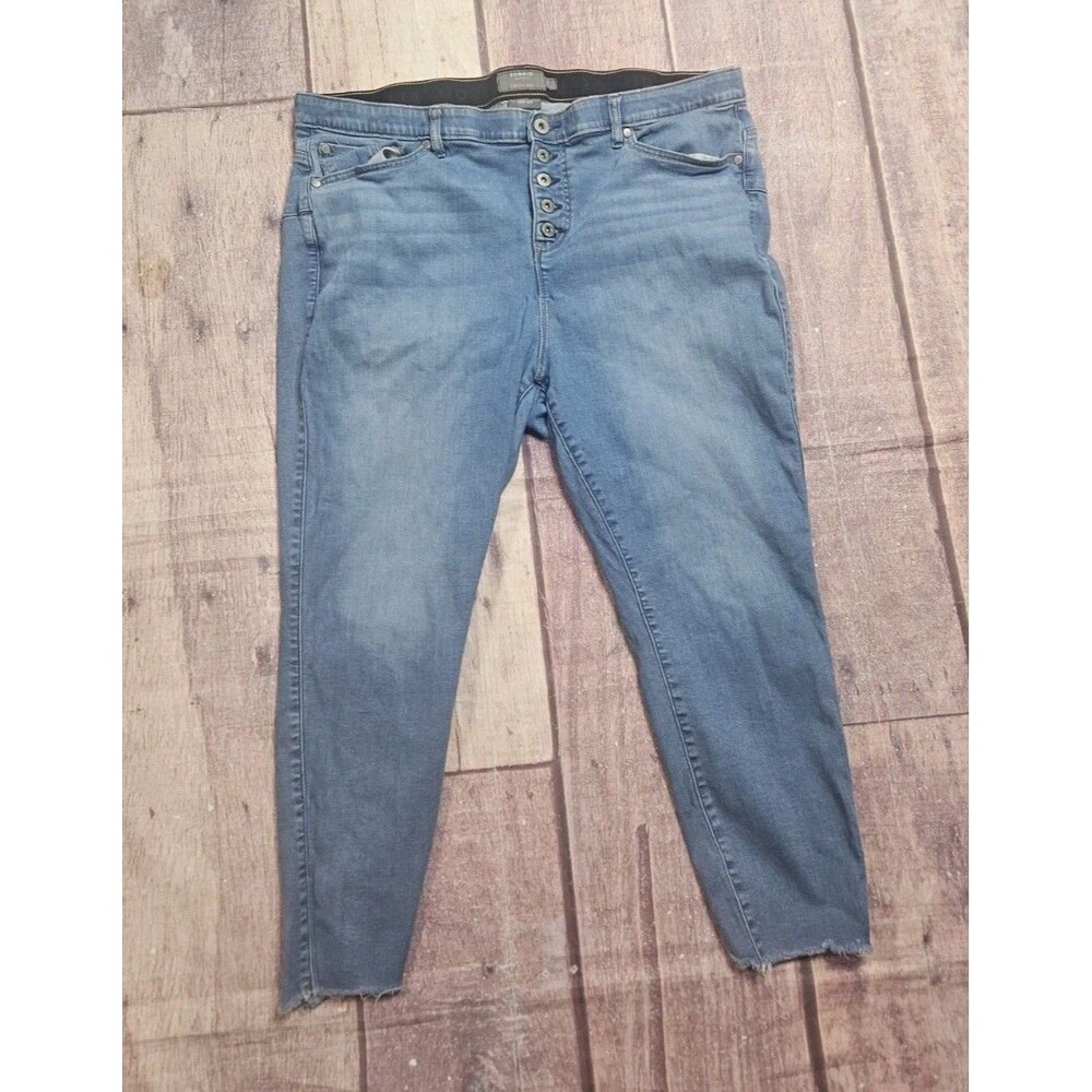 Torrid Bombshell Skinny Jeans Petite Size 22S Short Stretch Denim Blue